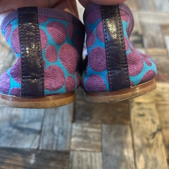 Marco Ballet Flats Pointy Toe Fabric Upper Size 37 - Picture 8 of 9